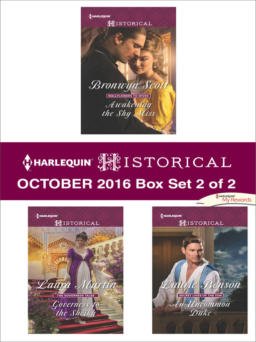 Title details for Harlequin Historical October 2016, Box Set 2 of 2 by Bronwyn Scott - Available